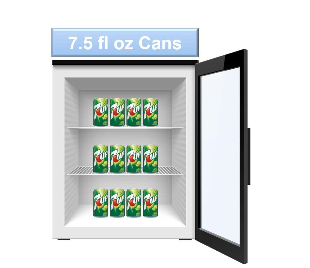 7Up Lemon Lime Mini Soda Cans, 7.5 oz Soft Drinks Bulk Snacks Pack, Small
