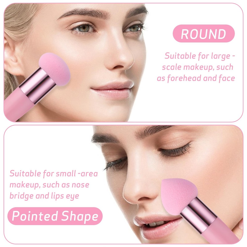 Makeup Sponge Set 6 Pcs for Foundation, Concealer, and Eyeshadow Application
