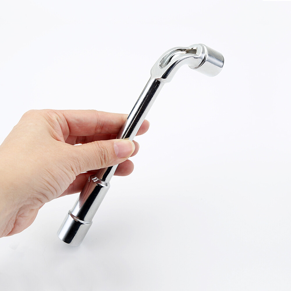 8/10mm L-Type Socket Spanner L Wrench 6 Point Hand Tool Car Mechanical Tool