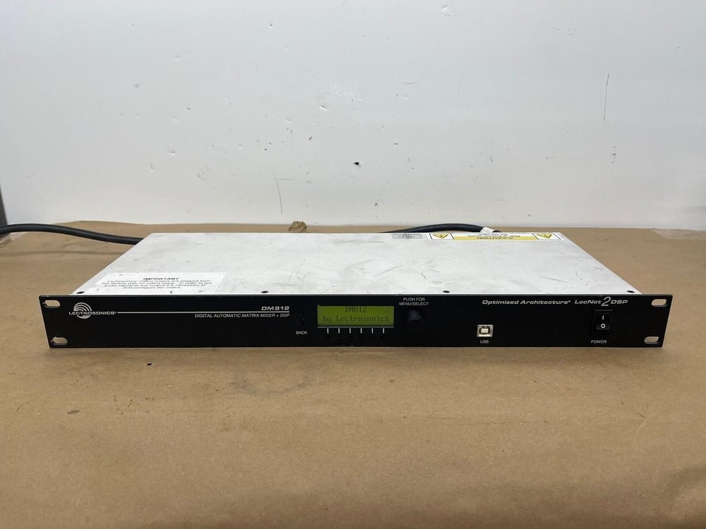 Lectrosonics DM812 Audio Processor
