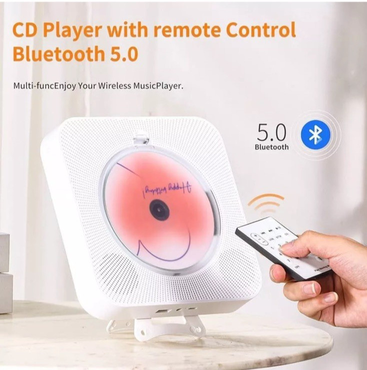 Portable Bluetooth Speaker, USB/CD Player  multi model wall mount remote control