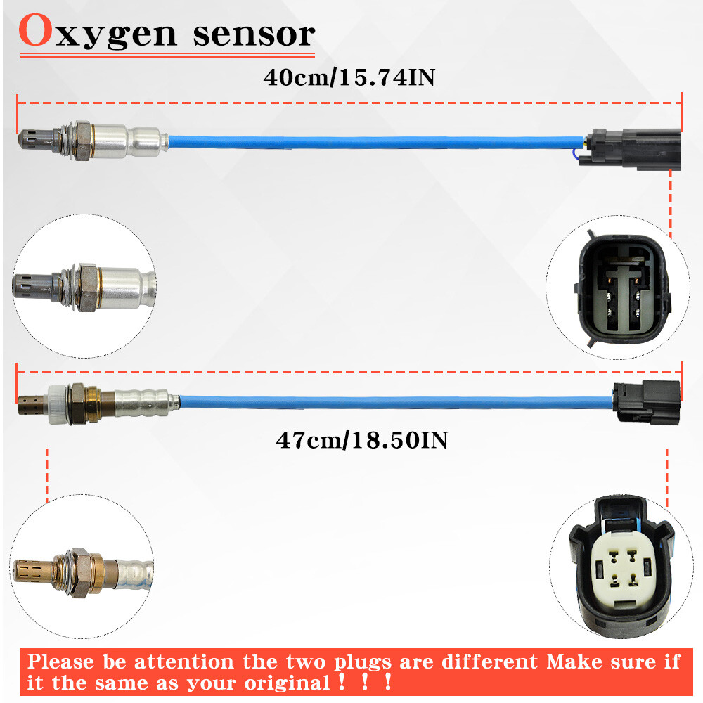 4Pcs Oxygen Sensor Up&Downstream For Ford Edge 2011-2014 Explorer 2011-2012 3.5L