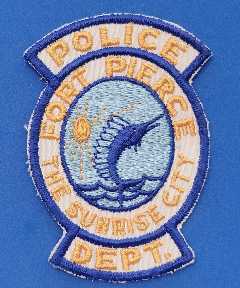 Fort Pierce Florida Police Patch ~ Vintage