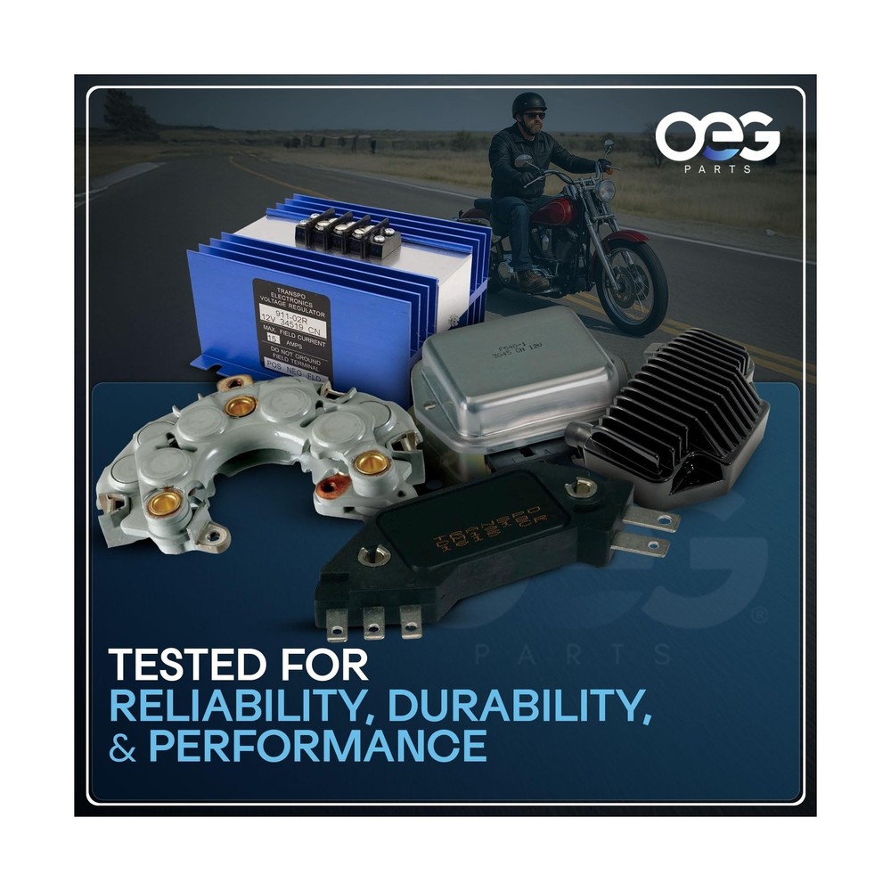 OEG Parts New Generator Regulator Compatible With 12 Volt Solid State Circut ...