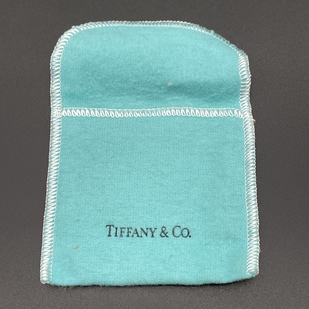 Tiffany Sterling Silver Candy / Nut Dish Shell Form W/ Felt Bag No Monogram