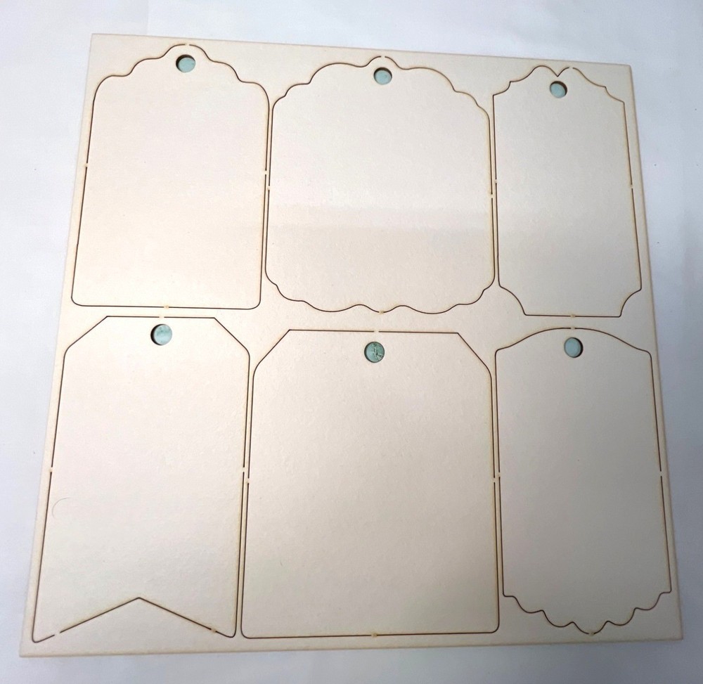 Mintay Chippies Chipboard Decor Elements Gift Tags  MT-CHIP1-D7 Holiday