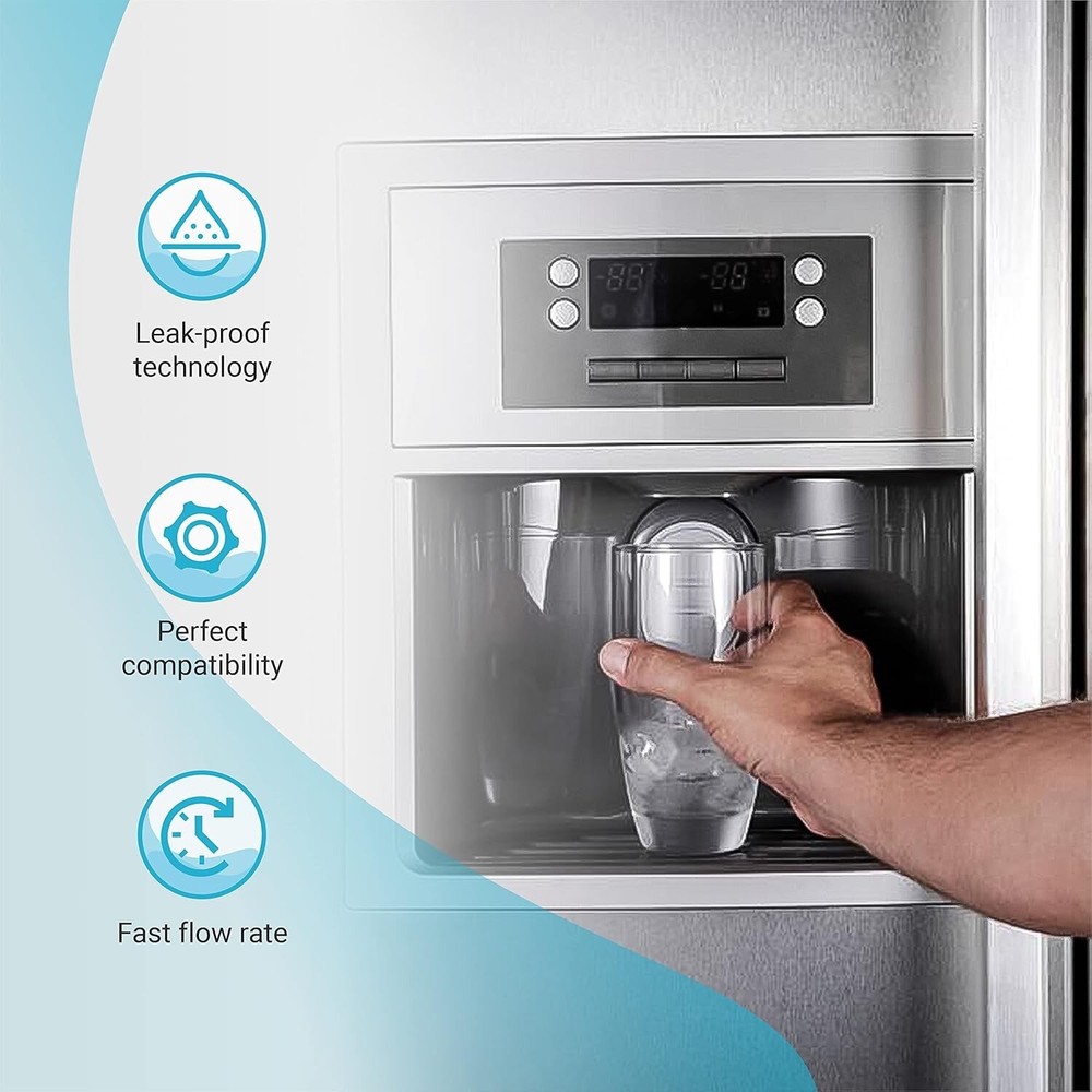 AQUA CREST AQF-DA97-17376B Water Filter | Replacement for Samsung, 3-Pack