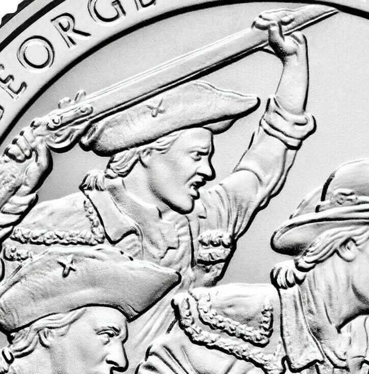 2017-D George Rogers Clark IN / Double Nose ERROR / AU