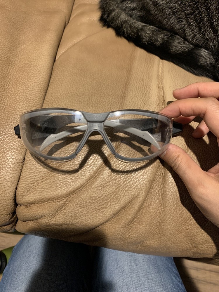 AO Safety Glasses Medium Z87 with Lights