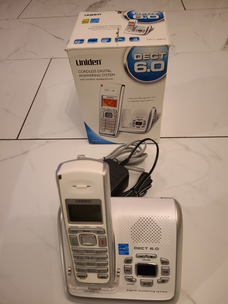 Cordless phone system, Uniden DECT 6.0 digital answering system