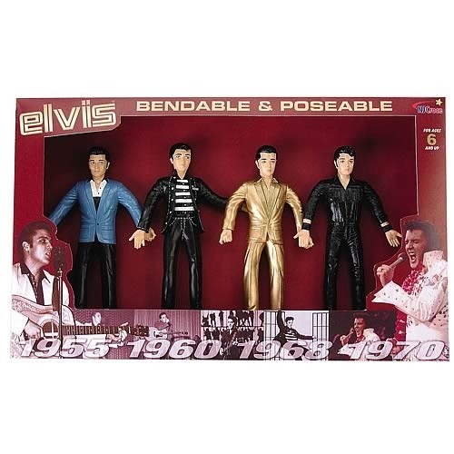 Elvis Presley - Elvis Bendable (4) Figures Boxed Set