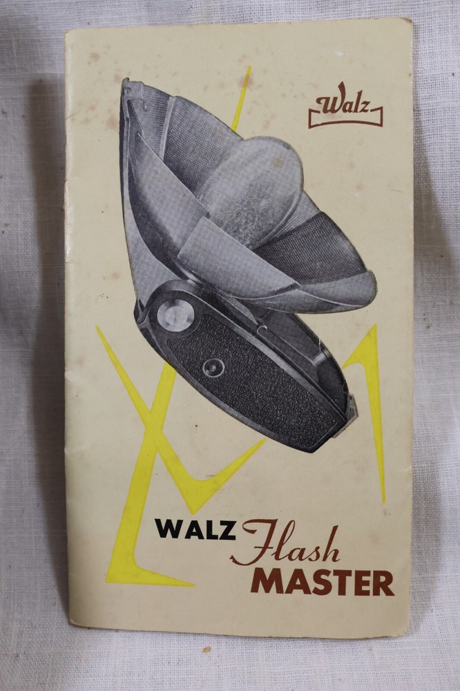 Vintage Waltz Flash Master in box & instructions Japan flash camera gun