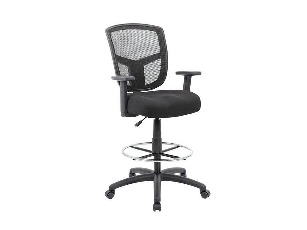 Boss Contract Mesh Drafting Stool