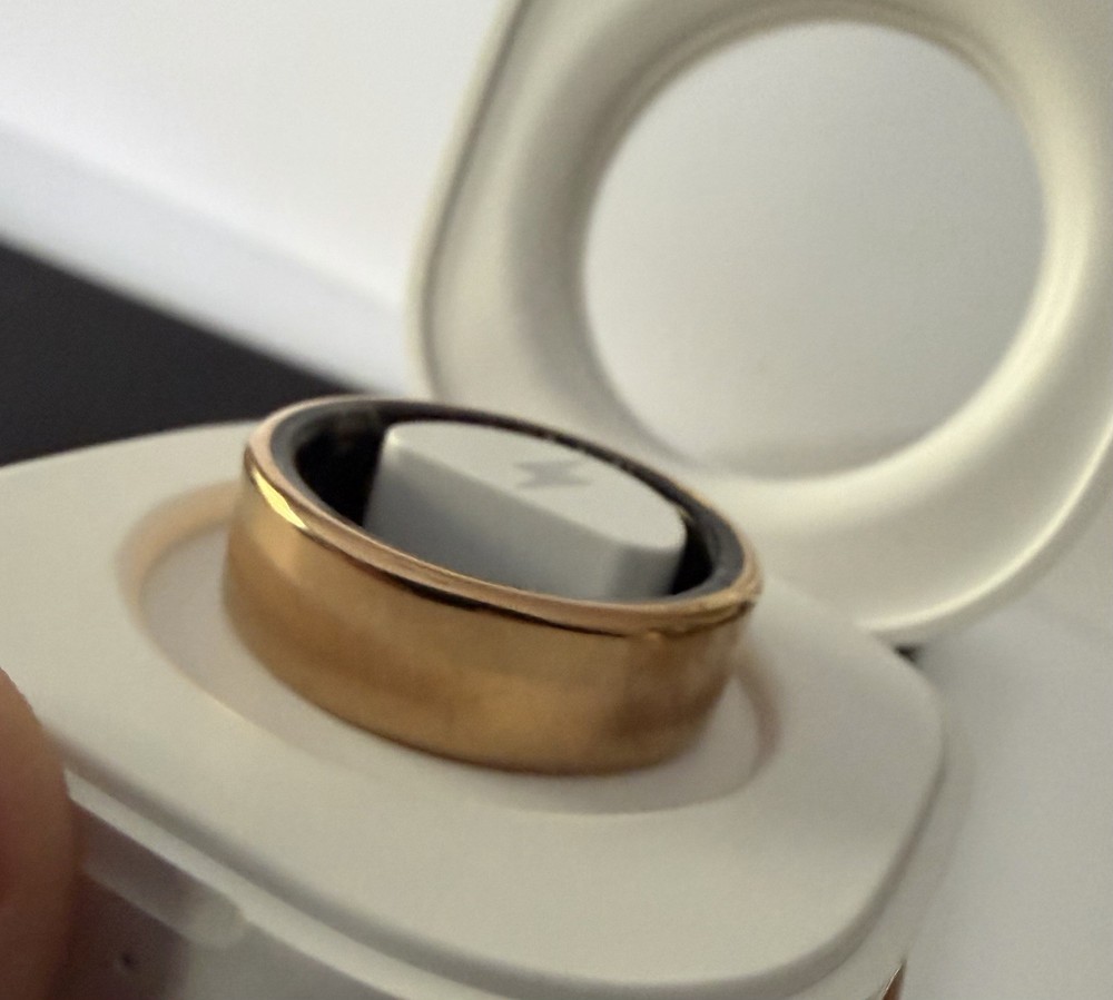 Gold Smart Ring Size 11 SmartHealth App