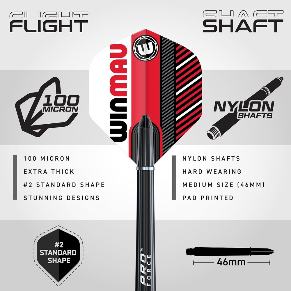 Darts - Masters Pro Premium Bristle Dartboard Set - Includes Dart Board, Darts,