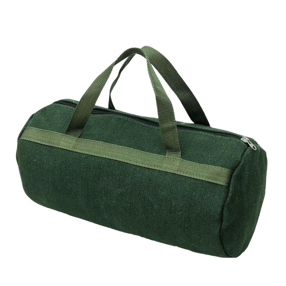 Fvbiywpil Grill Accessory Storage Bag, 24"" Extra Thick Canvas Dark Green