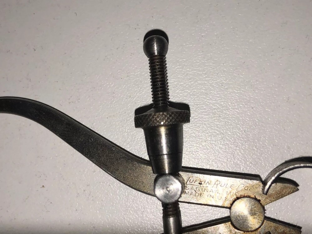 Lufkin Toolmakers Outside Calipers NOS Spring Style Machinist Tool Mini Size