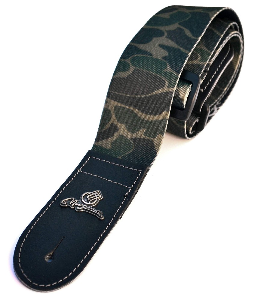 Magma Leathers 2" Soft-hand Polyester Guitar Strap Sublimation-Printed with Camo