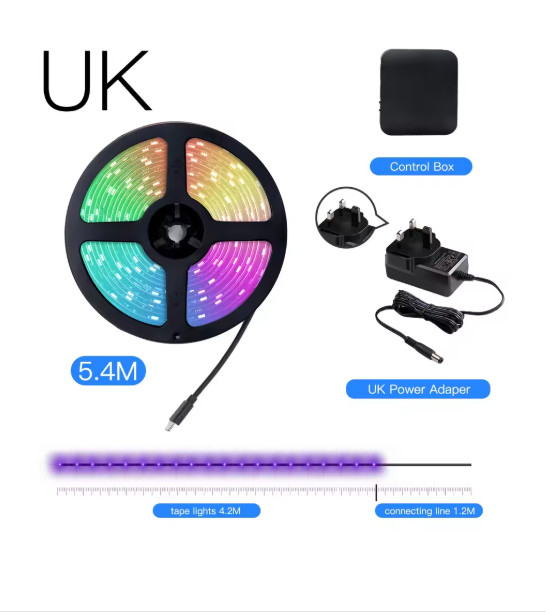 MOES WiFi Smart LED TV Backlight 🎮🎶 – HDMI Sync, Alexa & Google Control