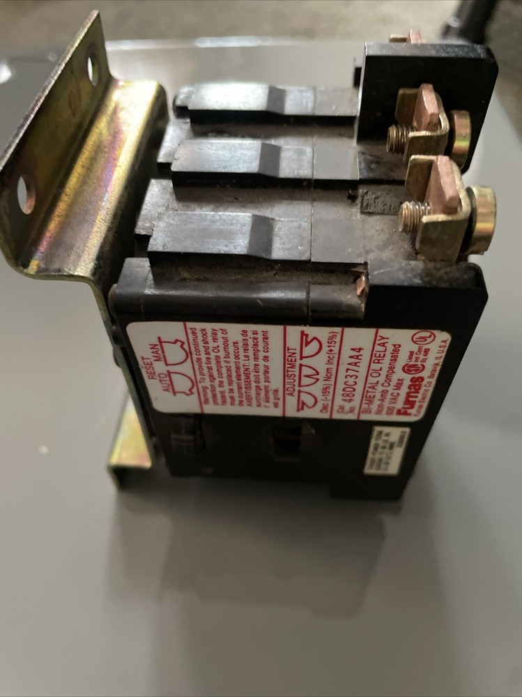 FURNAS 48DC37AA4 Overload Relay Switch 600 VAC MAX
