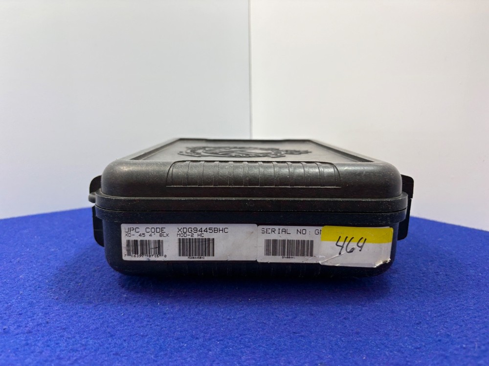 Factory Springfield Armory XD Mod.2 .45 4" Case + Foam Insert & Papers