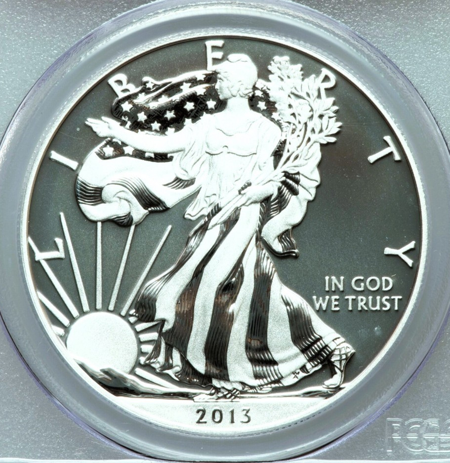 2013-W West Point Mint Set Silver Eagle PCGS MS70 First Strike Enhanced One Oz