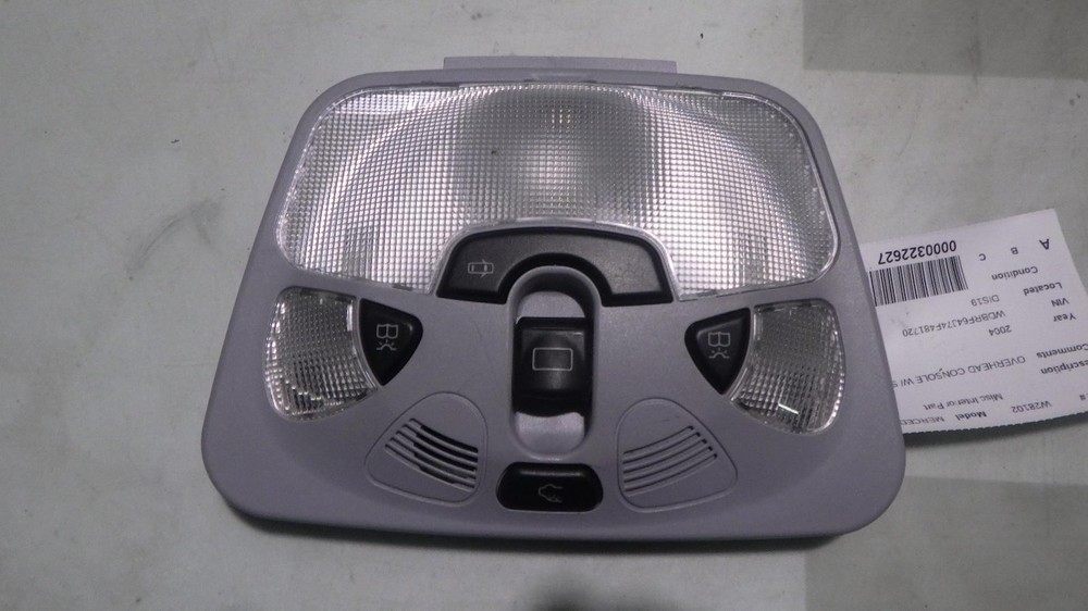 04 MERCEDES C320 OVERHEAD CONSOLE