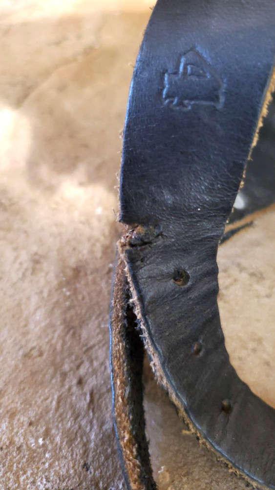 Ray Allen RamLite Handcrafted Black Latigo Leather Size #4 Muzzle