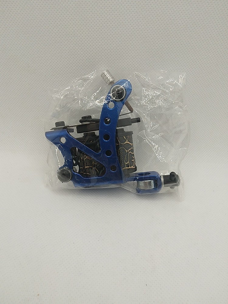 Professional Coil Tattoo Machine Adjustable Blue Frame