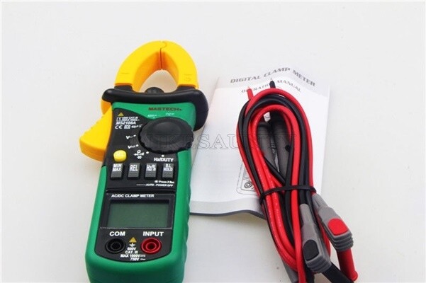 Digital Clamp Meter Multimeter 4000 Digits Mastech MS2108A AC/DC Volt Amp sq