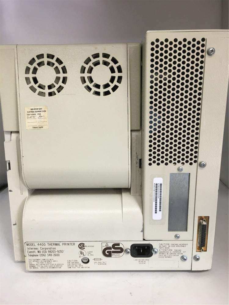 INTERMEC EASYCODER 4400 DT/TT BARCODE/LABEL PRINTER-SER I/F | SKU: 4400B0000000