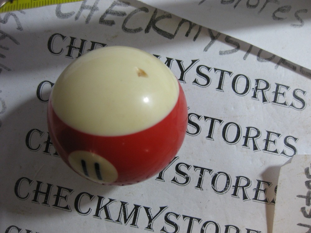 VINTAGE #11 BILLIARD BALL GENTLY USED