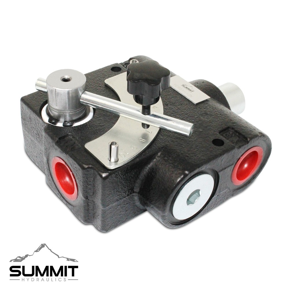 Hydraulic Adjustable Variable Flow Control Valve w/ Relief, 0-30 GPM, 3/4” NPT