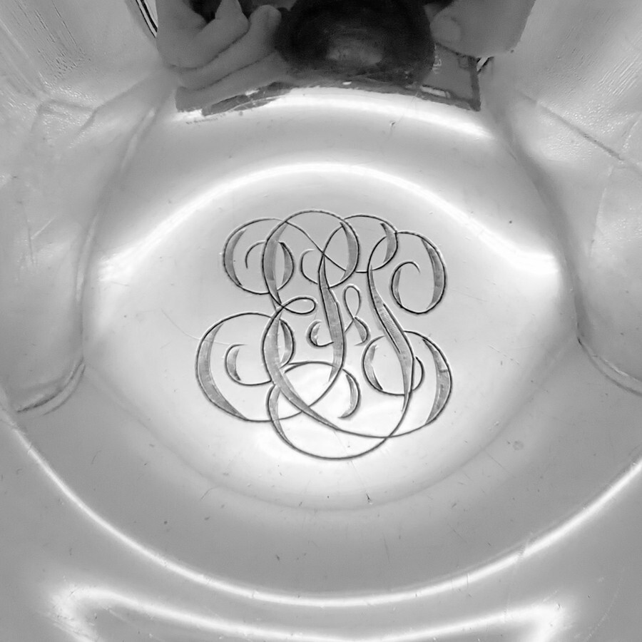 Tiffany Compote Sterling Silver Mono EFS