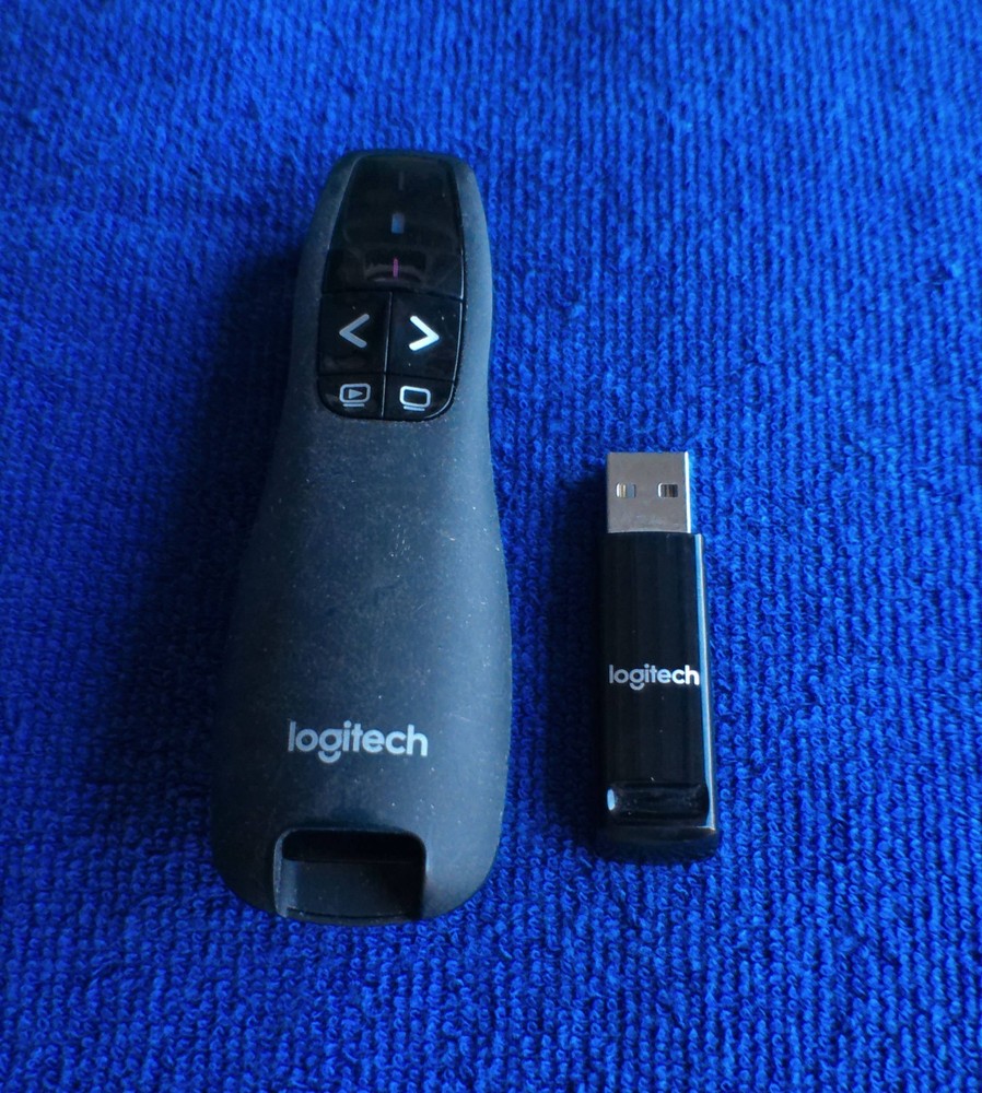 Logitech R400 Laser Pointer Presentation Remote with USB Dongle