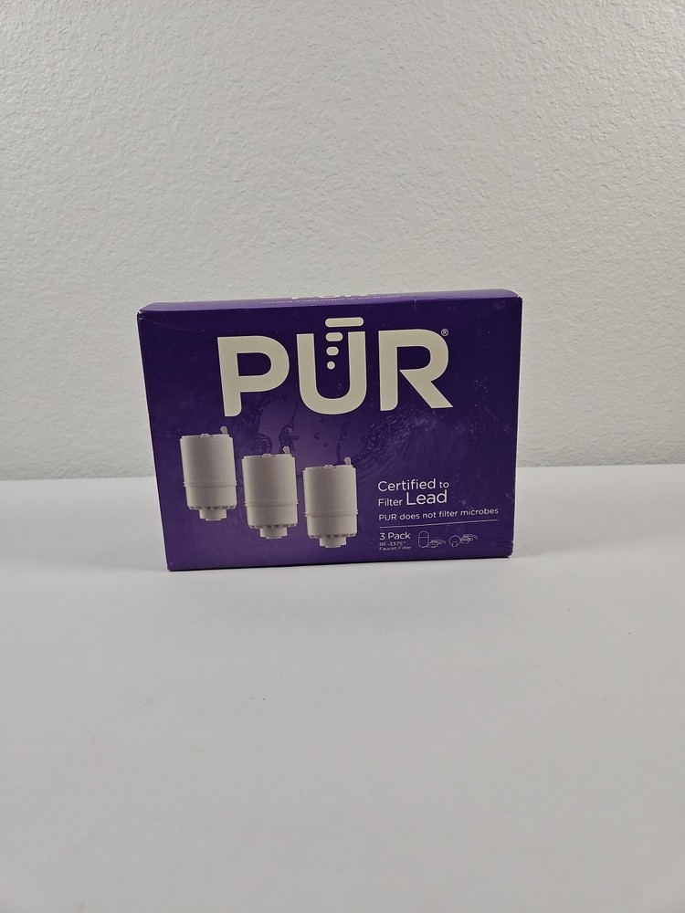 3 Pack Genuine PUR RF3375 Faucet Water Filter Replacement