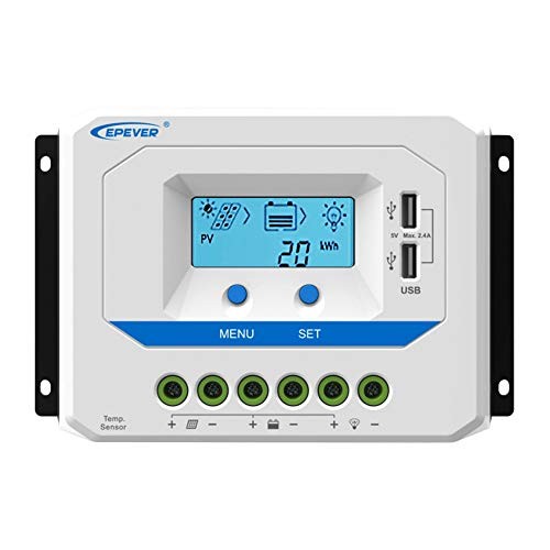 Solar Charge Controller 12V/24V Auto Working PWM Solar Panel Charge 10A