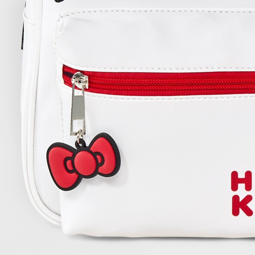 Hello Kitty White Mini Backpack Red bow NWT
