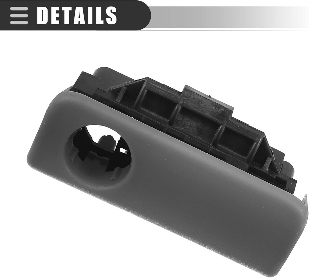 Glove Box Latch Handle, Car Interior Accessories, 2004-2010, Plastic, Gray