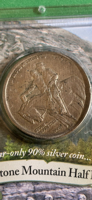 1925 Stone Mountain Commemorative Half Dollar (90% Silver)