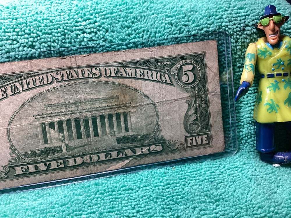 1953 B $5 UNITED STATES 🇺🇸 NOTE RED SEAL