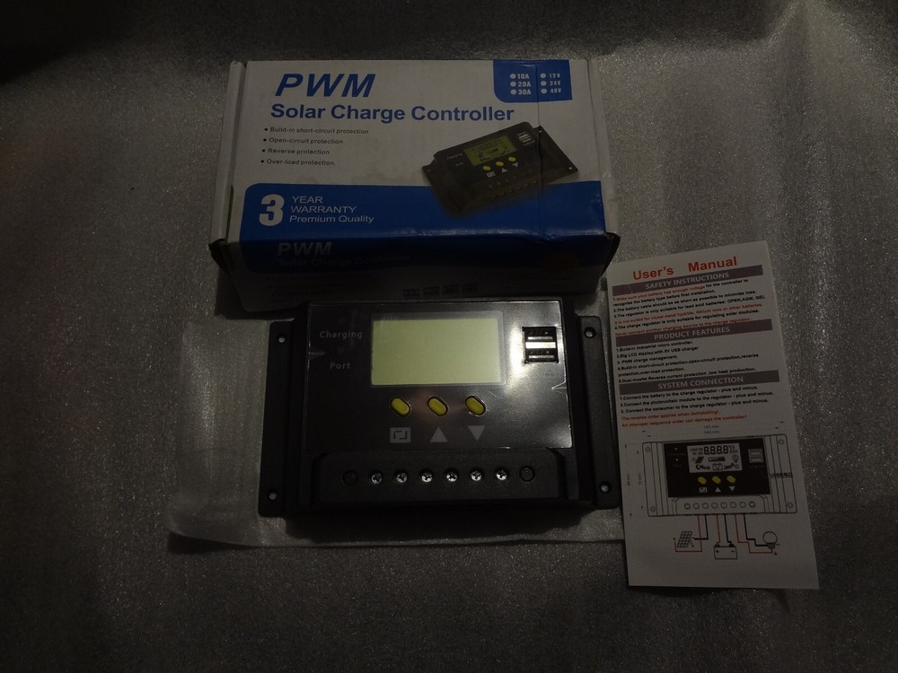 PWM 12V/24V 20Amp Solar Charge Controller