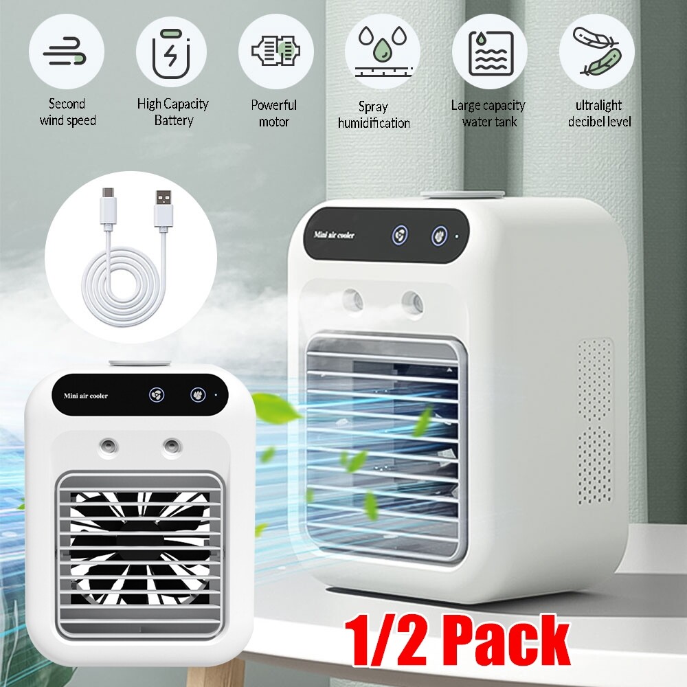 Portable Air Conditioner 3-in-1 Quiet AC Unit Air Cooler /Humidifier /Cooling