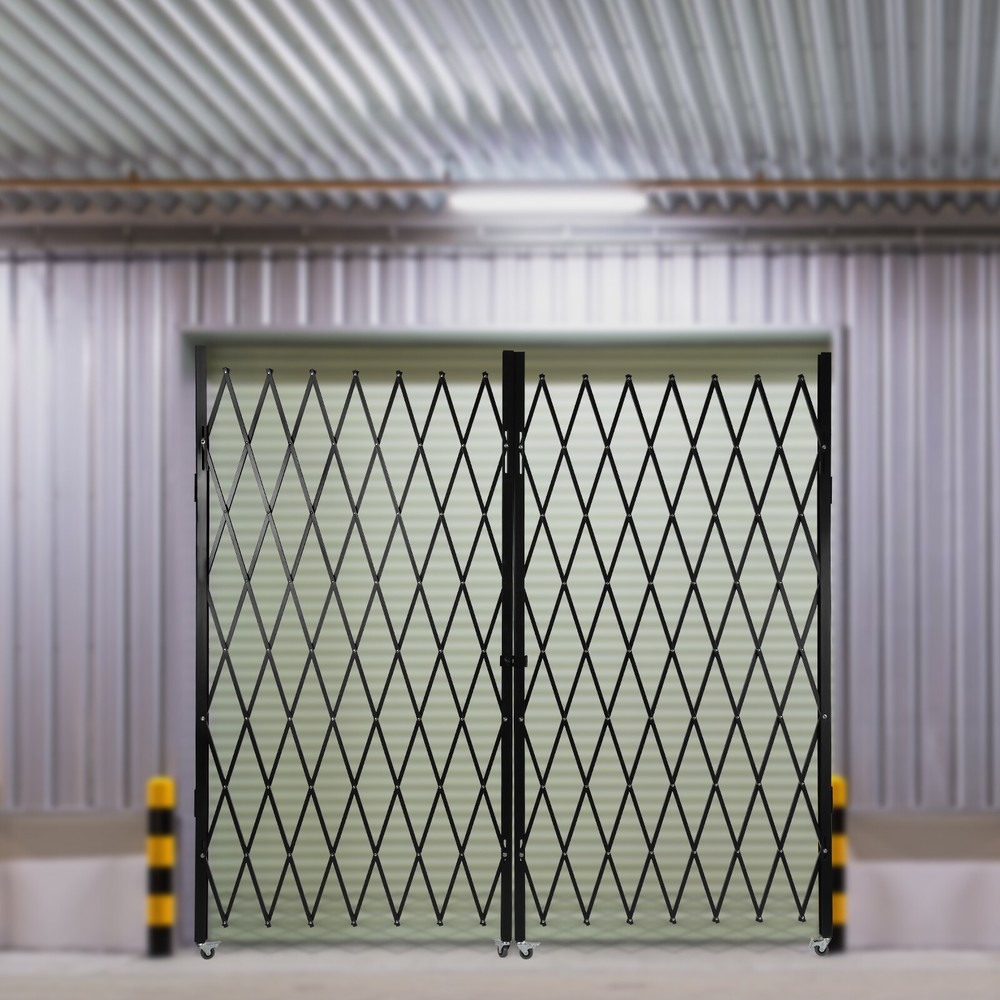 Double Folding Door Folding Security Gate Expand Gate Security Scissor Gate