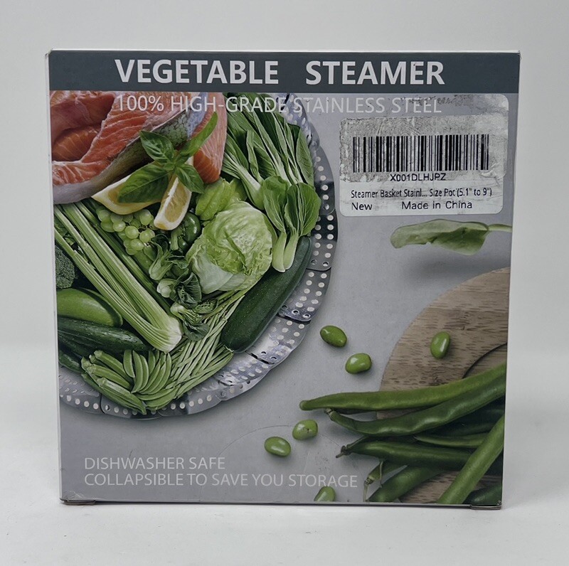 Multi-use Steamer Basket Stainless Steel Folding Steamer Basket