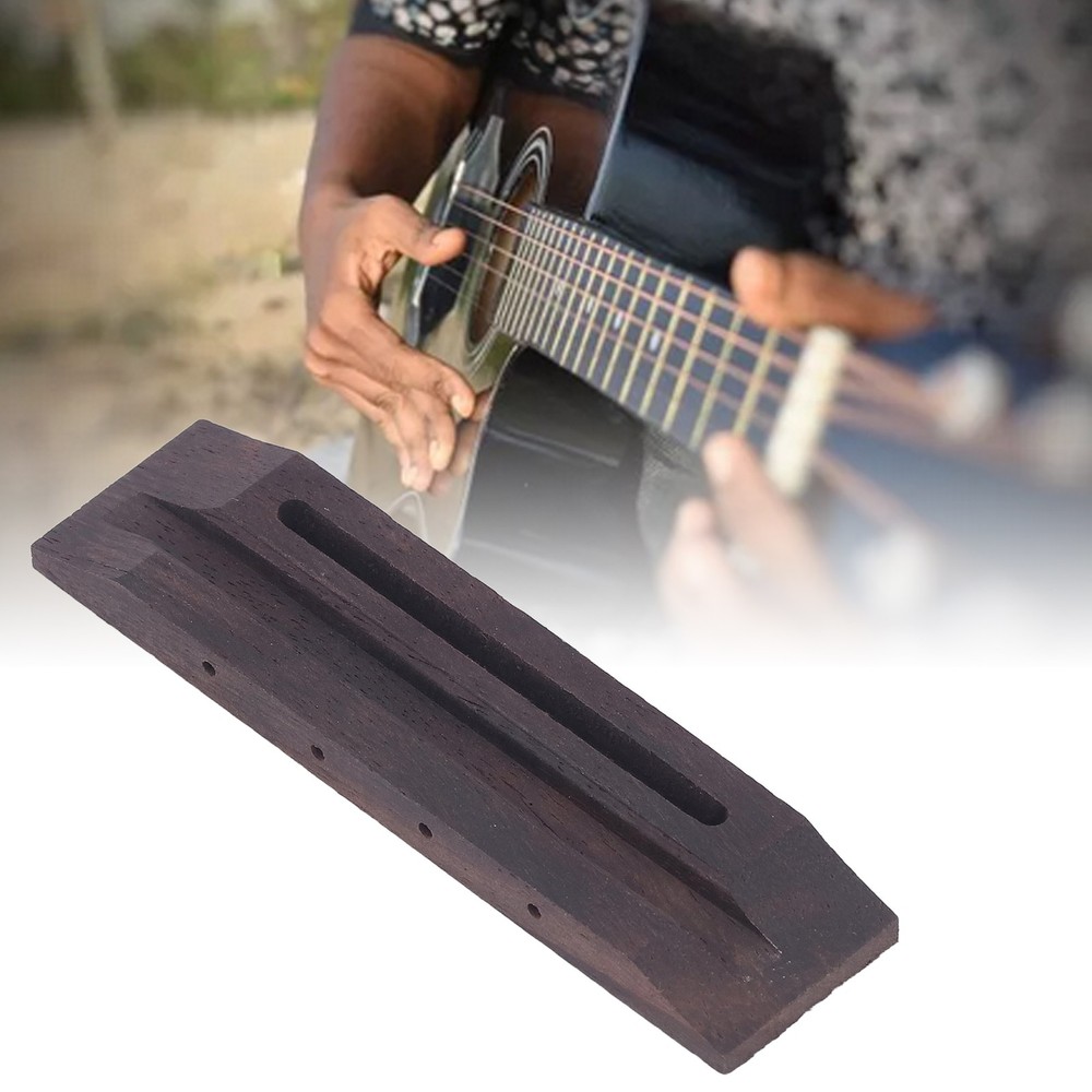 4 Strings Ukulele Bridge Replacement Rosewood String Bridge Musical Instrume NEW
