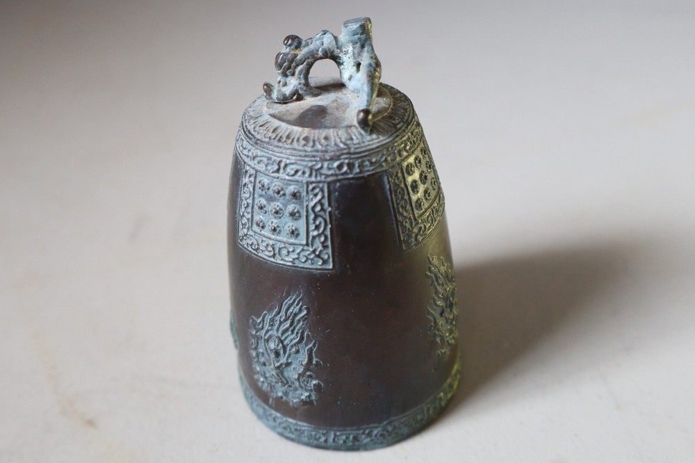 VINTAGE INDIA ? BRASS/COPPER? BELL CUP k