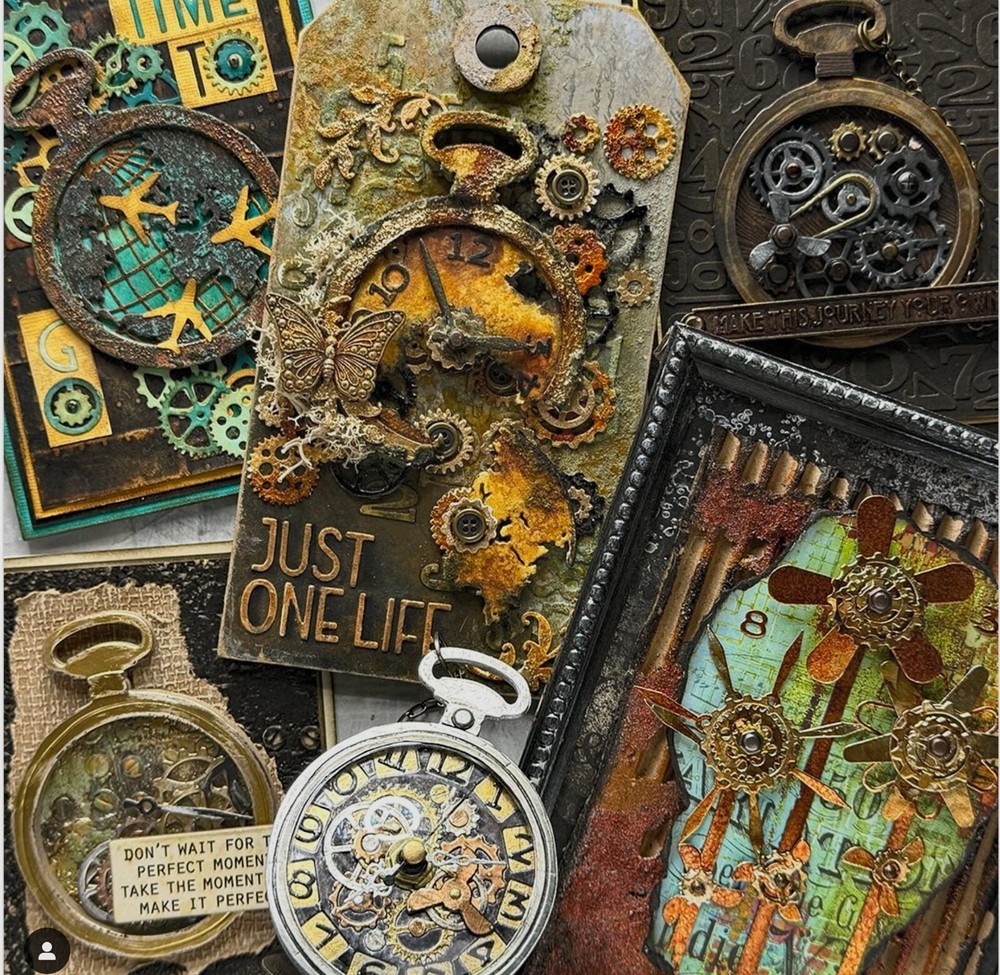 Sizzix Thinlits 29pc Vault Watch Gears #666603 Retail $20.99 by Tim Holtz