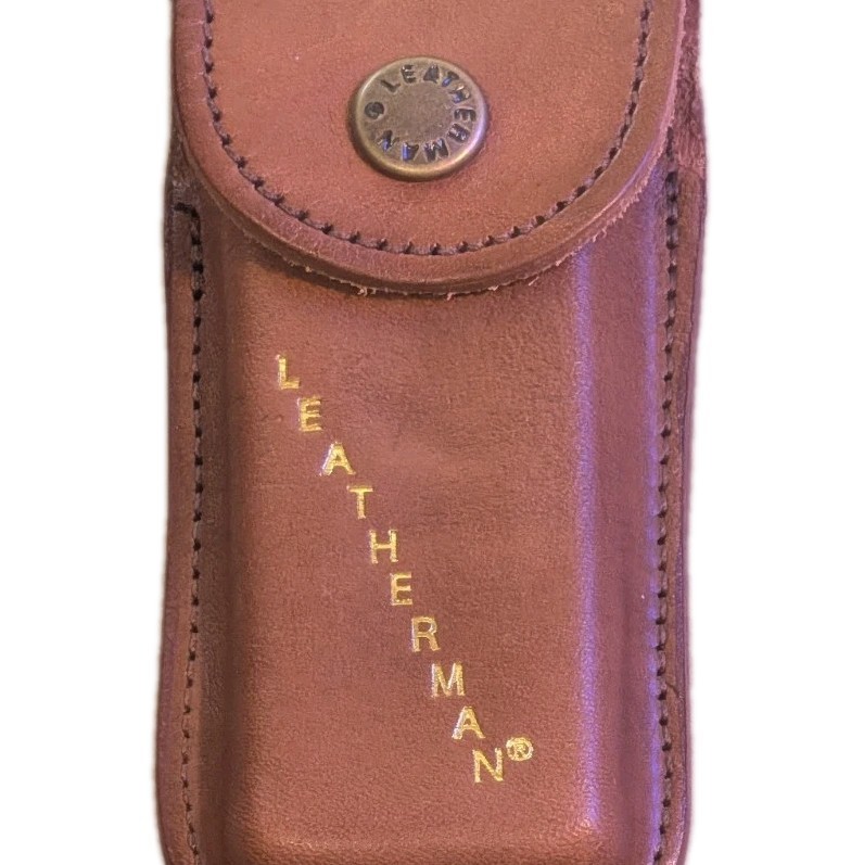 LEATHERMAN, Heritage Leather Snap Sheath for Multi-Tools, Brown, Medium