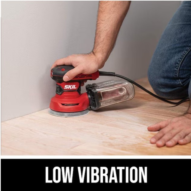 SKIL 120-Volt 2.8 Amp Variable Speed Random orbital Sander with Dust Management